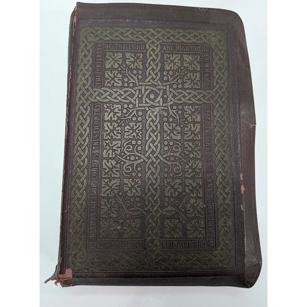 The Catholic Press Holy Trinity Edition Bible 1951 Burgundy Gold Gilt Fair